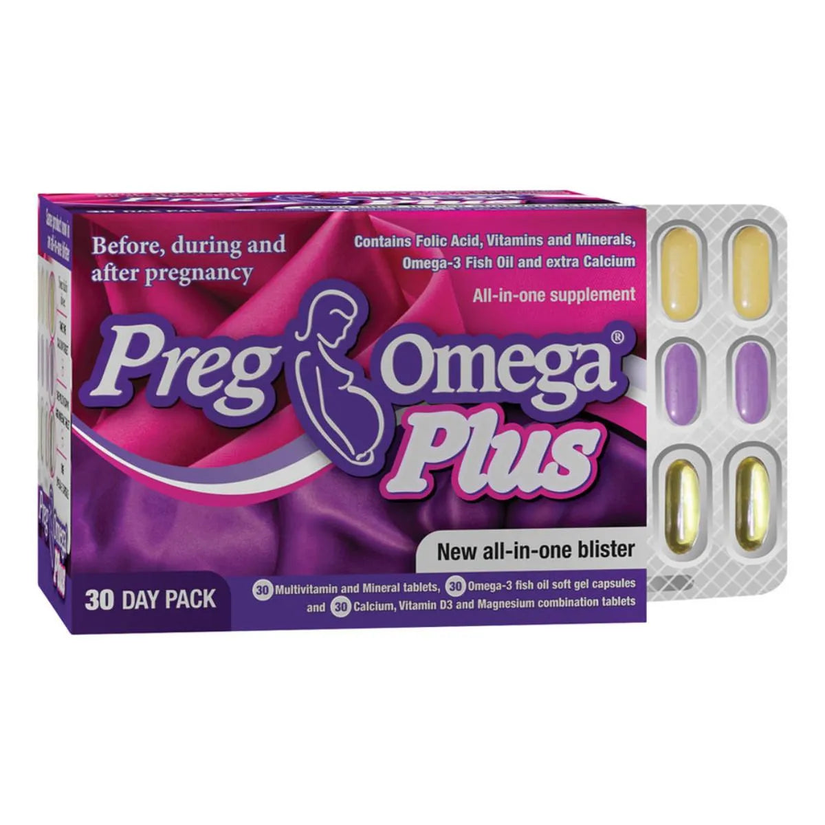 PREG OMEGA (30 TABLETS + 30 CAPSULES) KIT