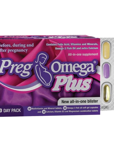 PREGOMEGA PLUS (30 TABLETS + 30 CAPSULES) KIT