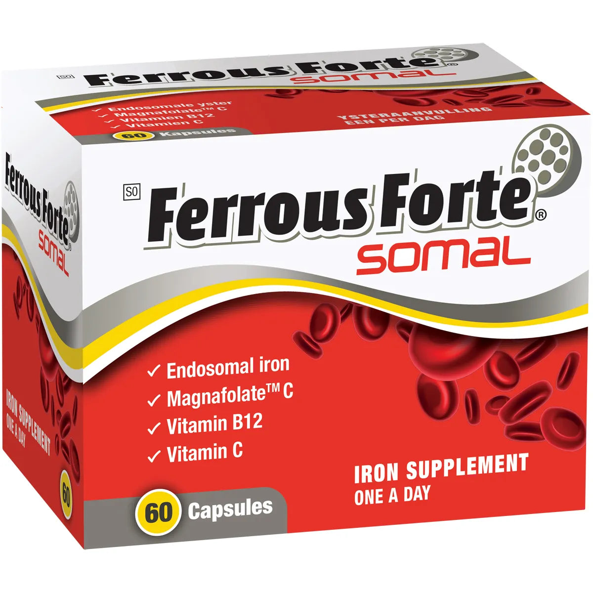 FERROUS FORTE SOMAL CAPSULES 60
