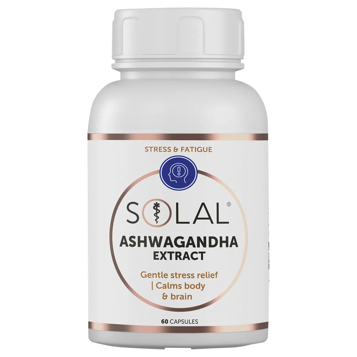 SOLAL ASHWAGANDHA HERBAL EXTRACT 500MG CAPSULES 60