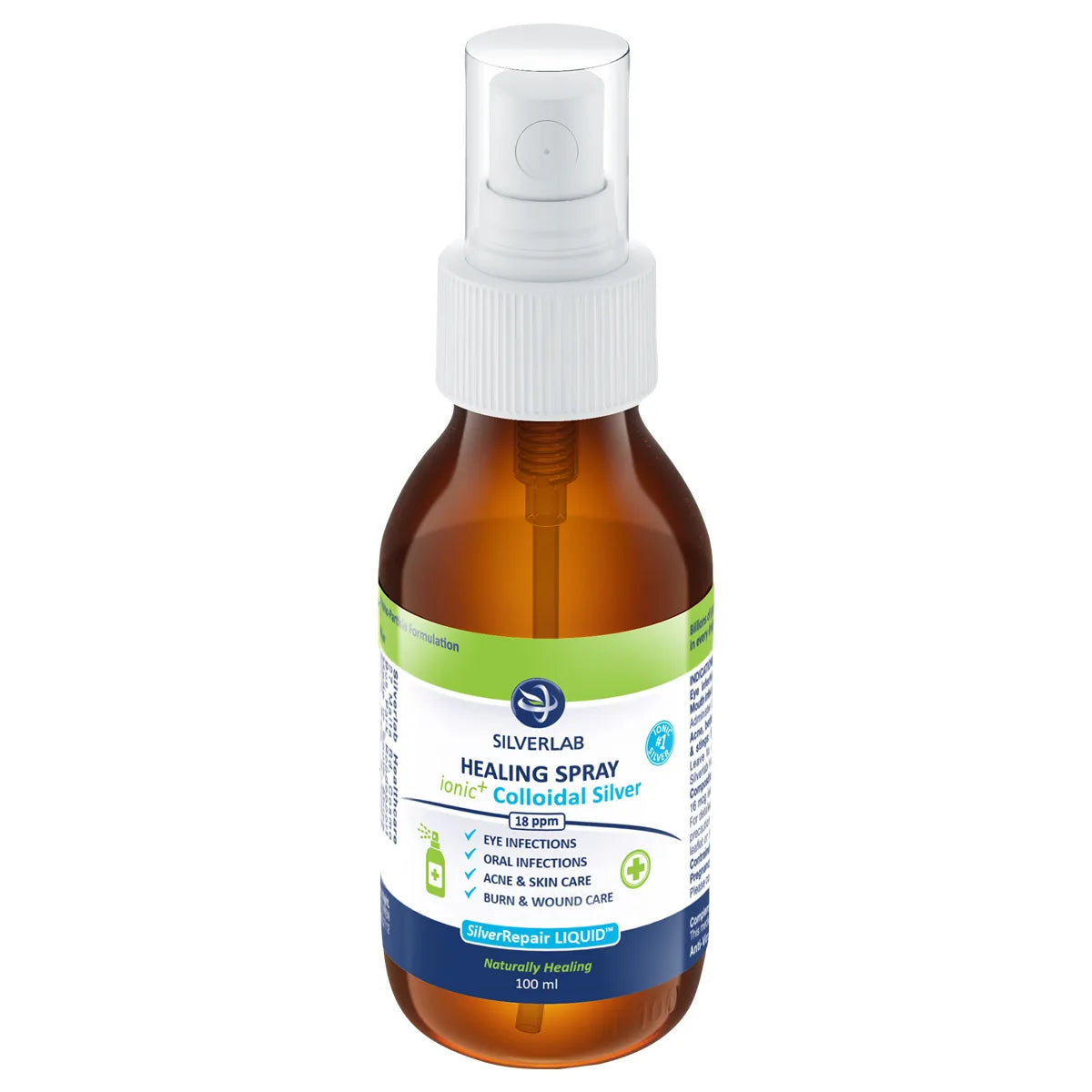 SILVERLAB COLLOIDAL SILVER LIQUID SPRAY 100ML