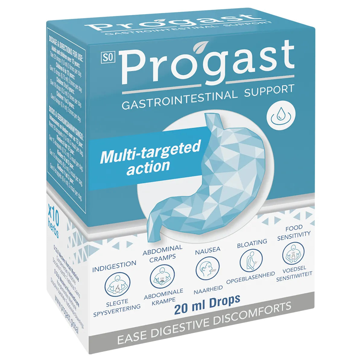 PROGAST GASTROINTESTINAL SUPPORT DROPS 20ML