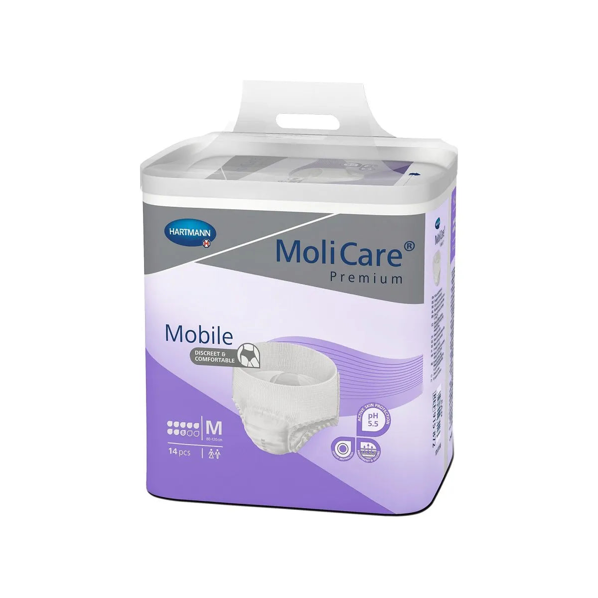 MOLICARE MOBILE BRIEFS 14 ASSORTED SIZE