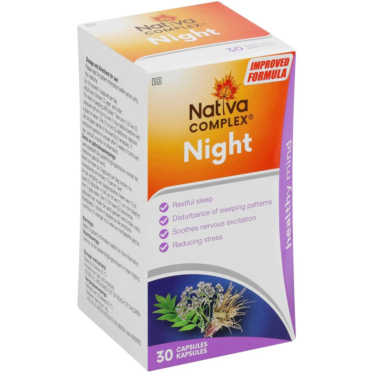NATIVA NIGHT COMPLEX CAPSULES 30