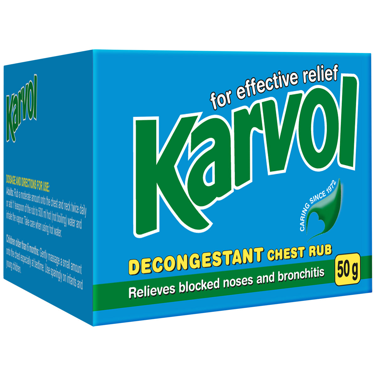 KARVOL DECONGESTANT CHEST RUB 50G