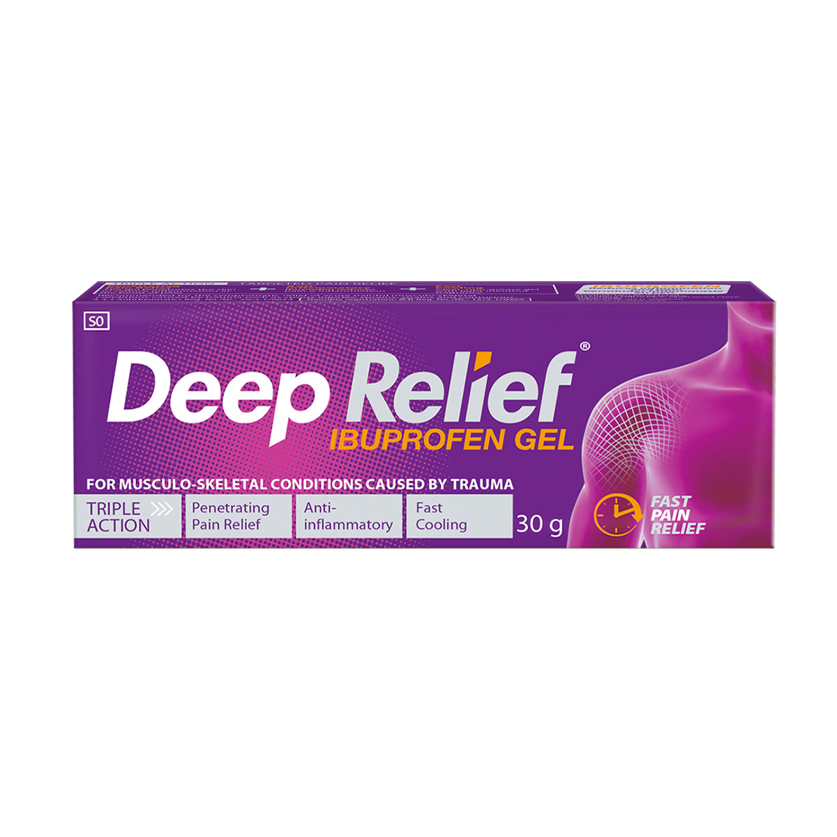 DEEP RELIEF 50MG/1G GEL 30G