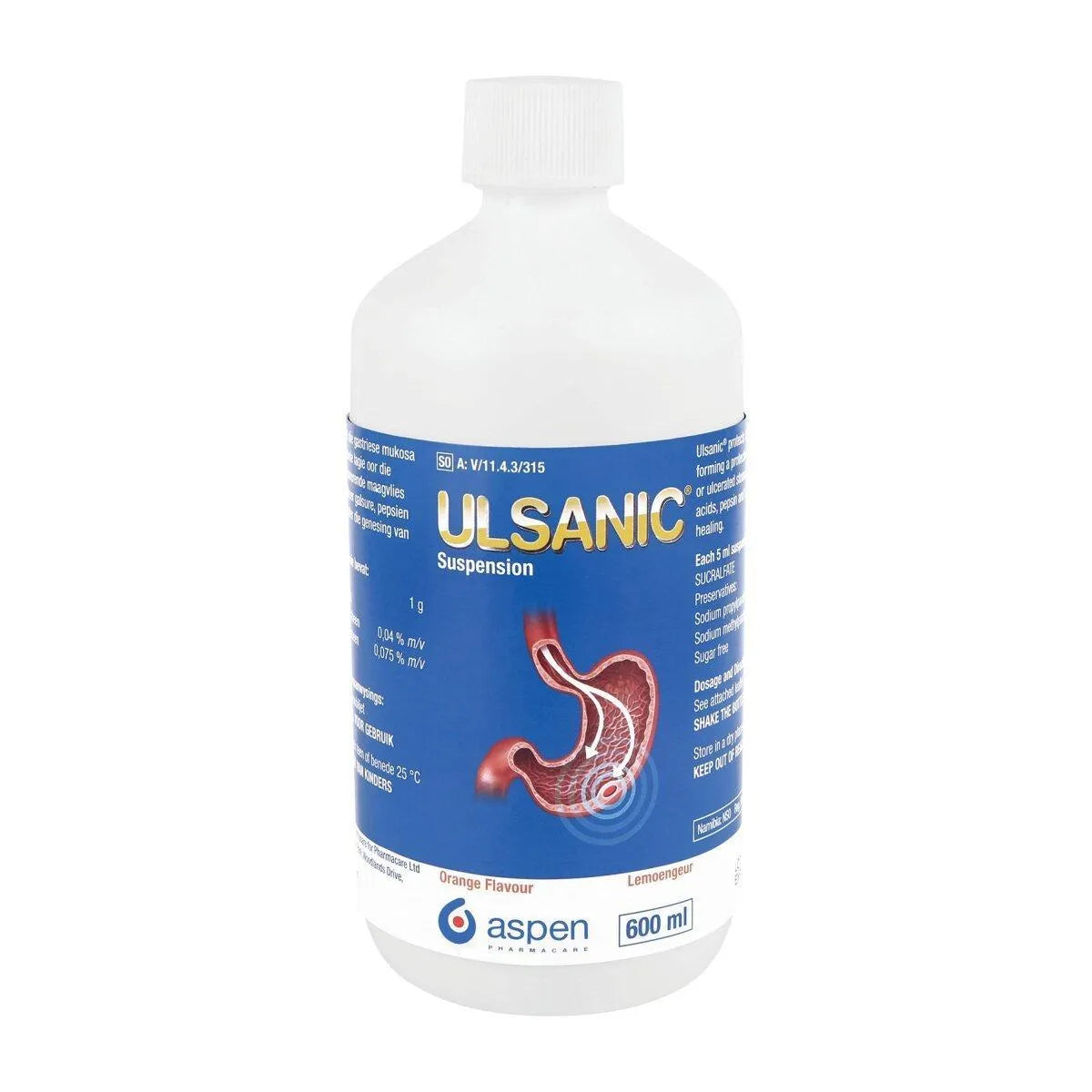 ULSANIC 1000MG/5ML SUSPENSION 600ML