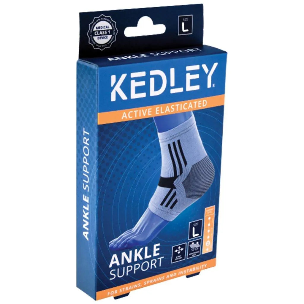 KEDLEY ELASTICATED ANKLE SUPPORT ASSORTED SIZES