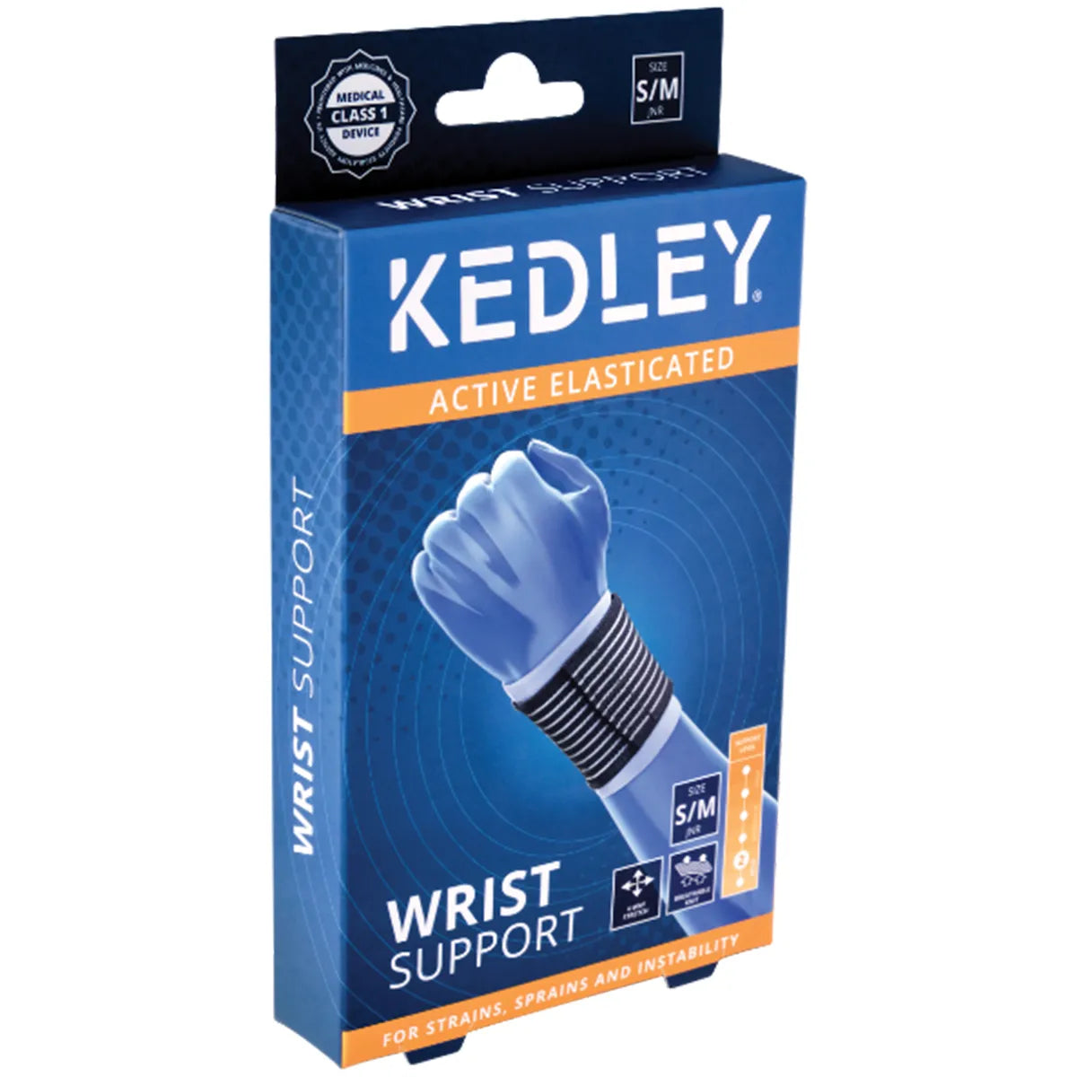 KEDLEY ELASTIC WRIST SUPPORT ASSORTED SIZES