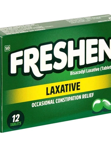 FRESHEN BISACODYL LAXATIVE TABLETS 12