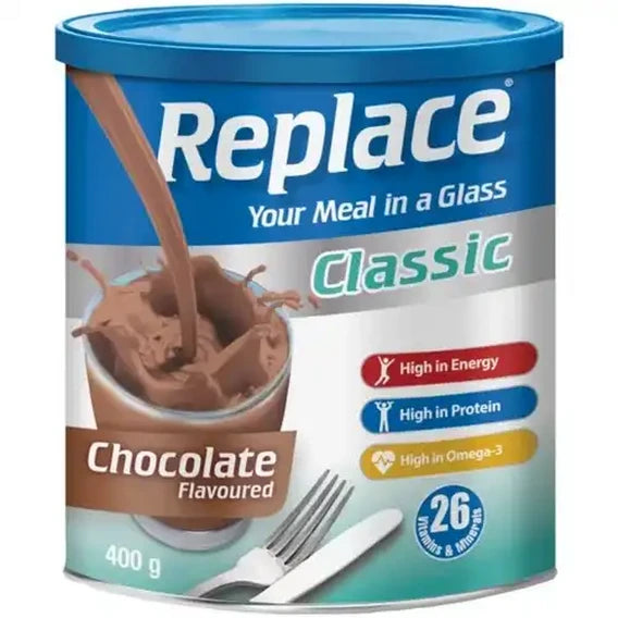 REPLACE CLASSIC CHOCOLATE POWDER 400G