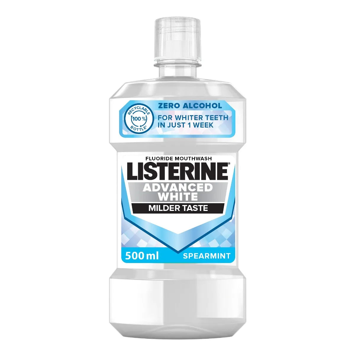 LISTERINE ADVANCED WHITE MILDER TASTE MOUTHWASH