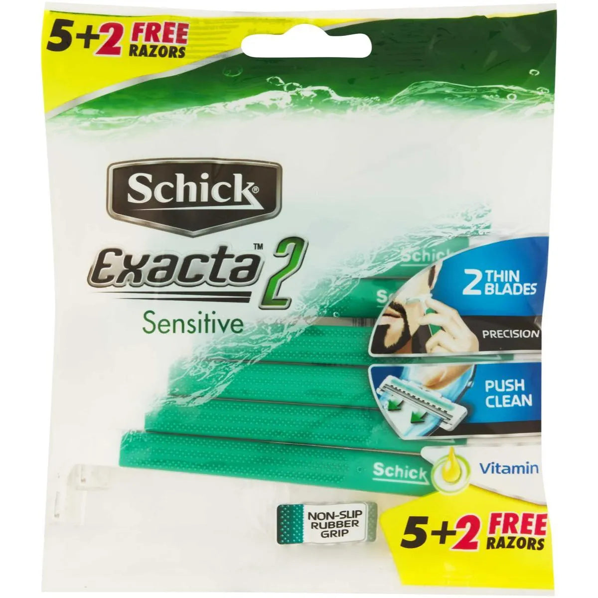 SCHICK MEN EXACTA II SENSITIVE RAZORS 7
