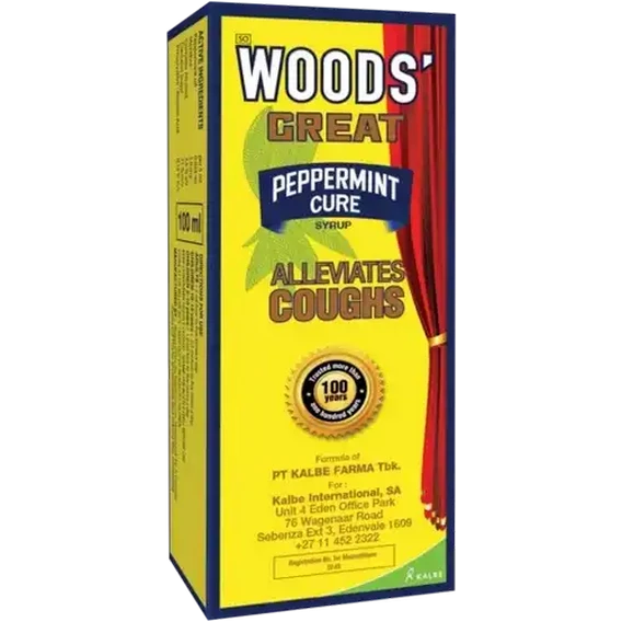 WOODS GREAT PEPPERMINT CURE SYRUP 100ML