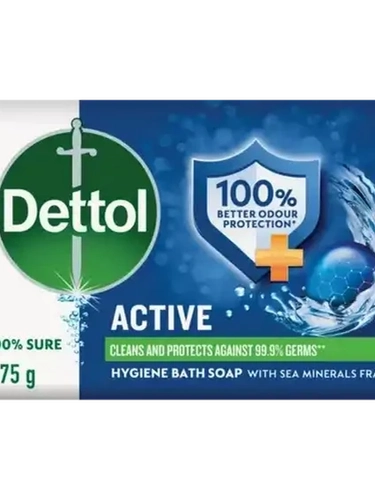 DETTOL BATH SOAP ACTIVE 175G