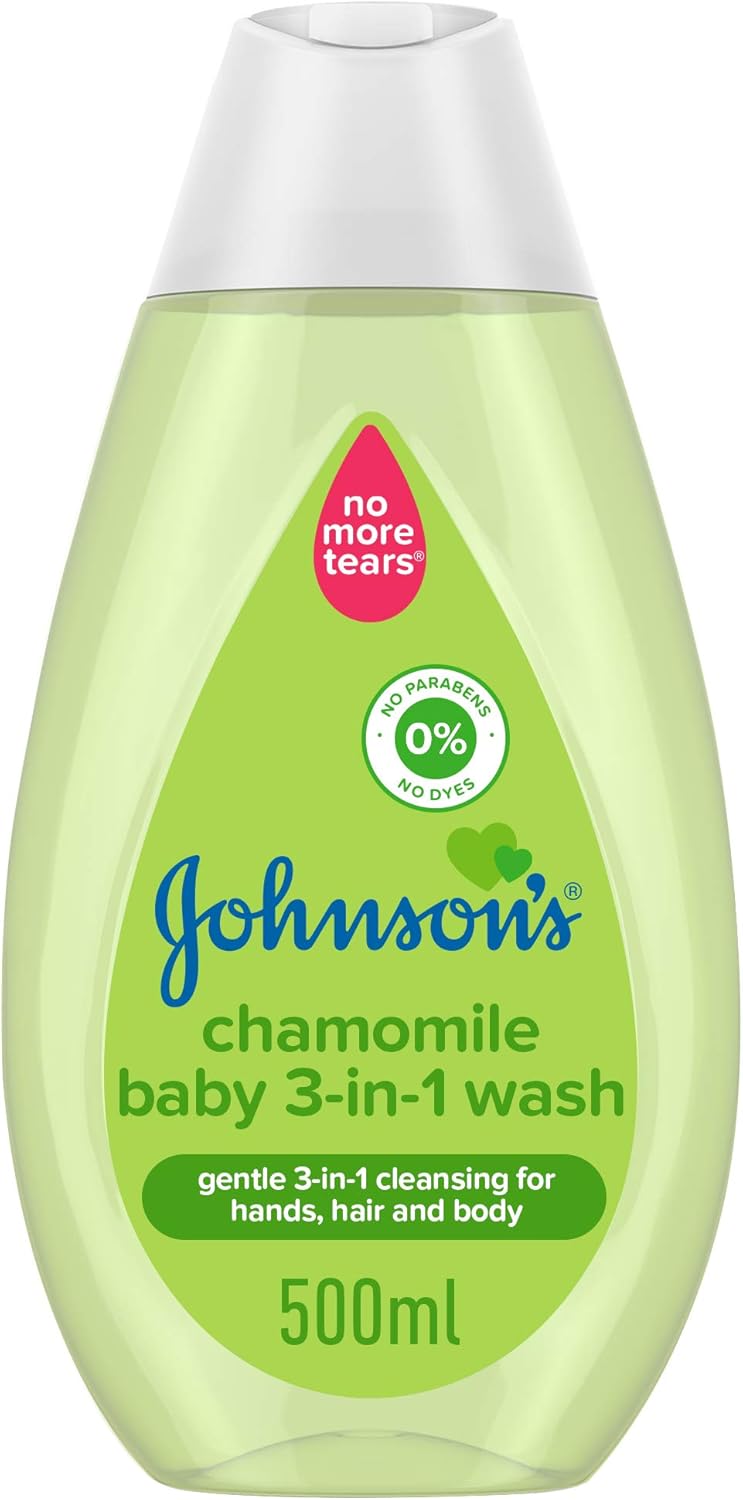 JOHNSON & JOHNSON BABY CHAMOMILE 3-IN-1 BODY WASH