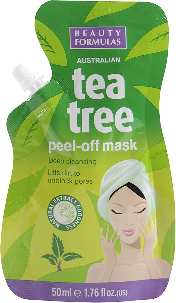 BEAUTY FORMULAS TEA TREE OIL PEEL OFF MASK