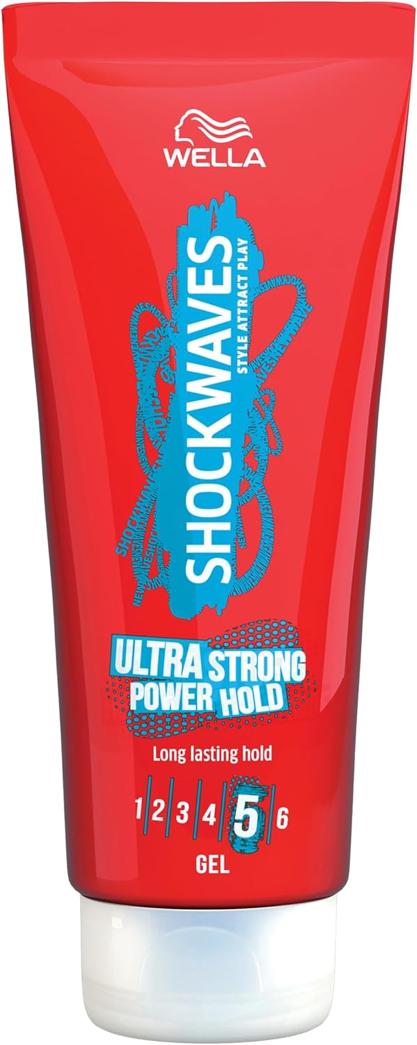 WELLA SHOCKWAVES ULTRA STRONG POWER HOLD GEL 200ML
