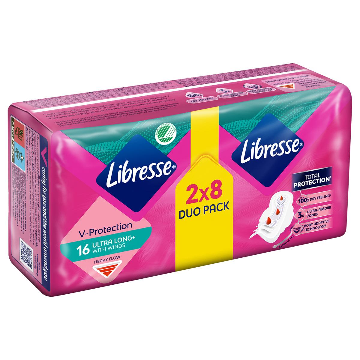LIBRESSE ULTRA LONG WITH WING PADS 16