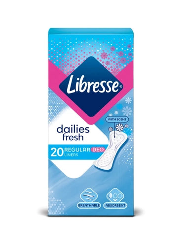 LIBRESSE PANTYLINER NORMAL SCENTED 20