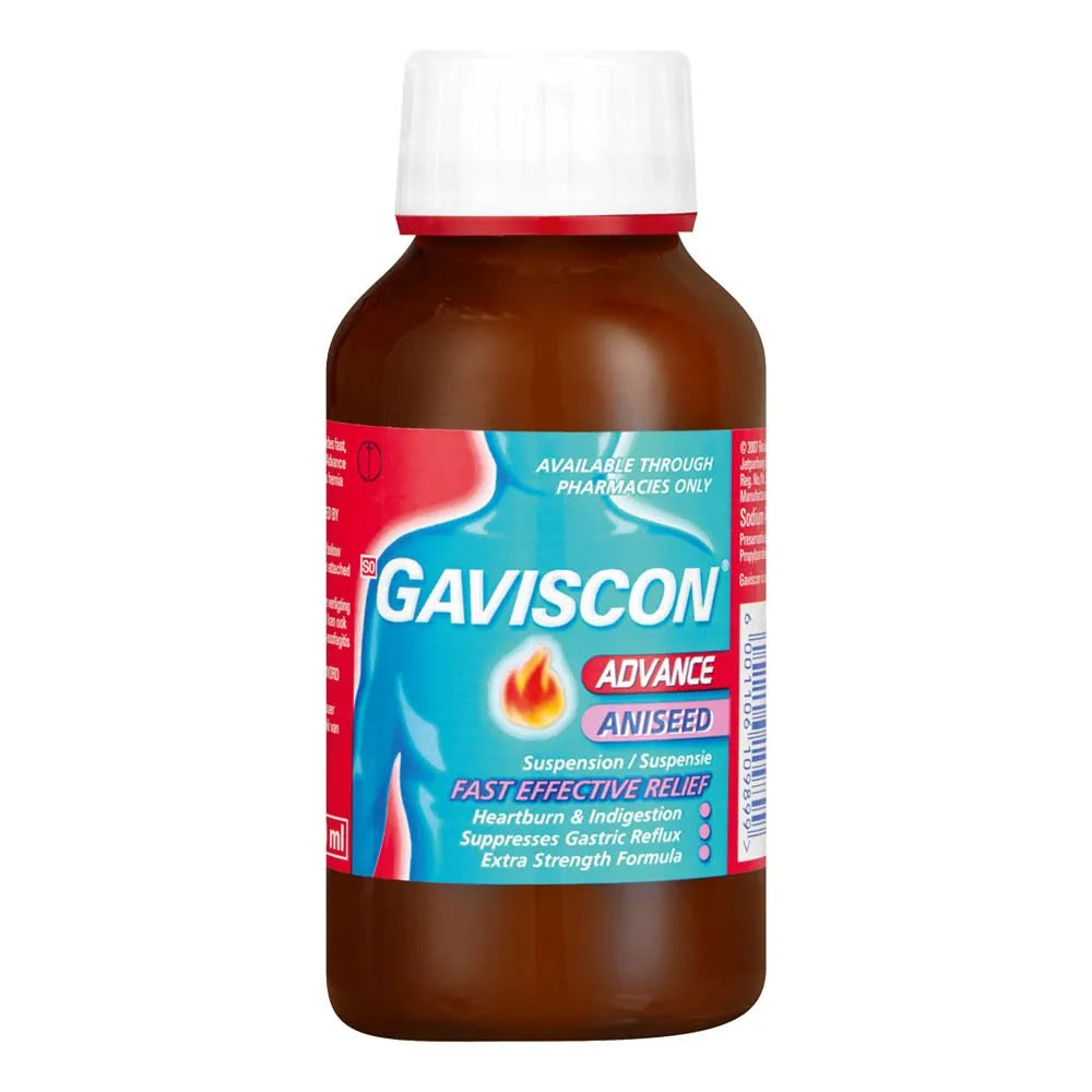 GAVISCON ADVANCE 500MG/5ML SUSPENSION 200ML