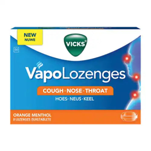 VICKS ORANGE VAPOLOZENGES 8