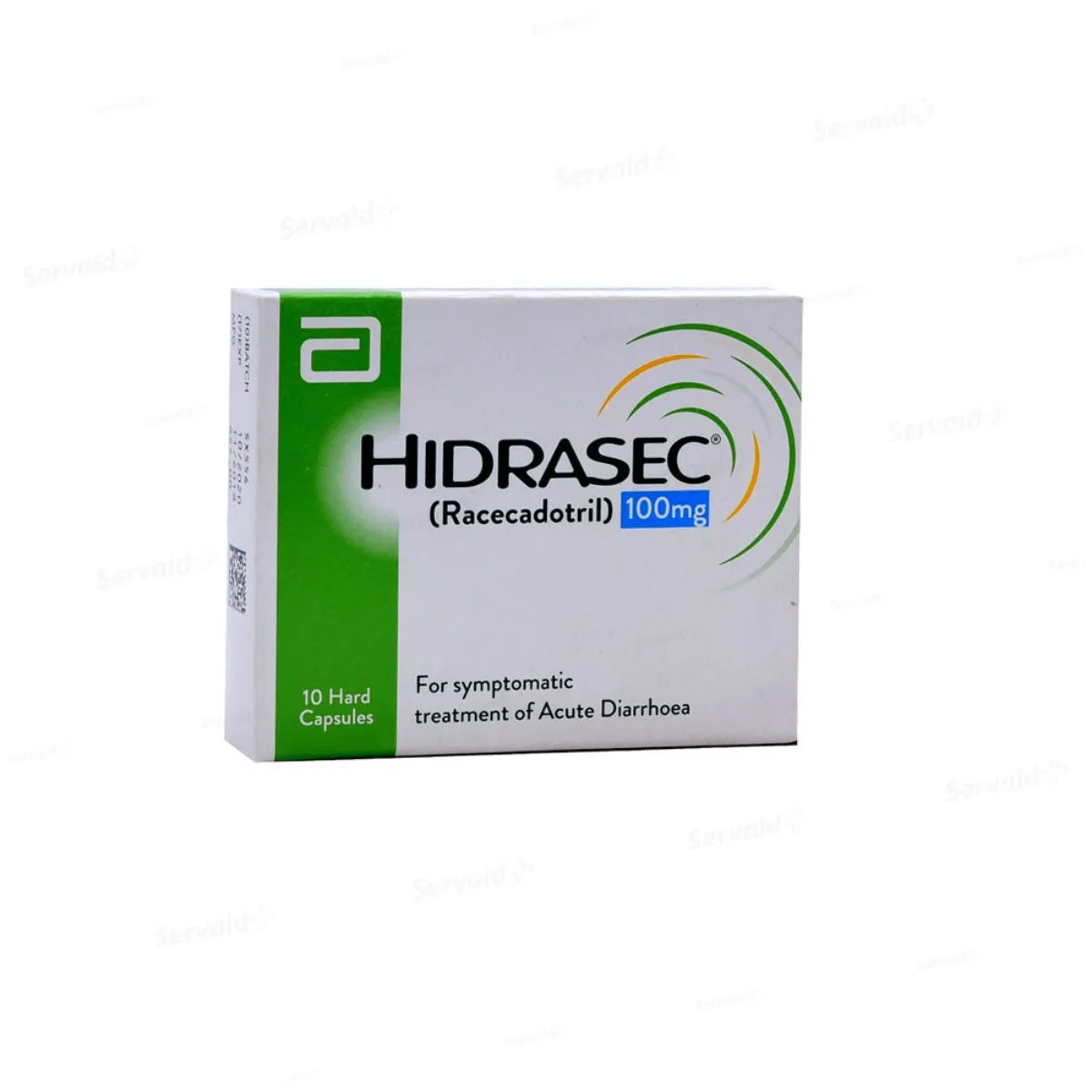 HIDRASEC 100MG ADULT CAPSULES 10