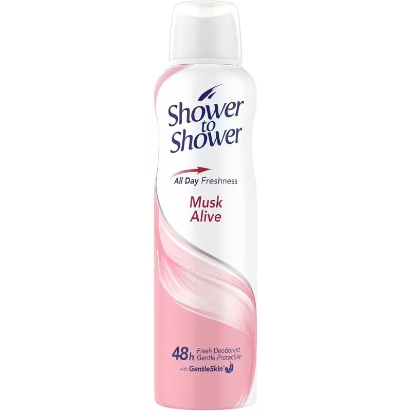 SHOWER TO SHOWER LADY MUSK ALIVE PERFUME BODY SPRAY 150ML