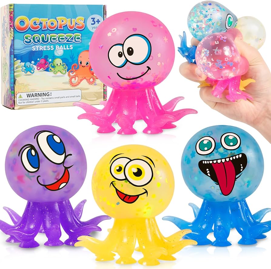 JENAM KIDS OCTOPUS STRESS BUDDY TOY