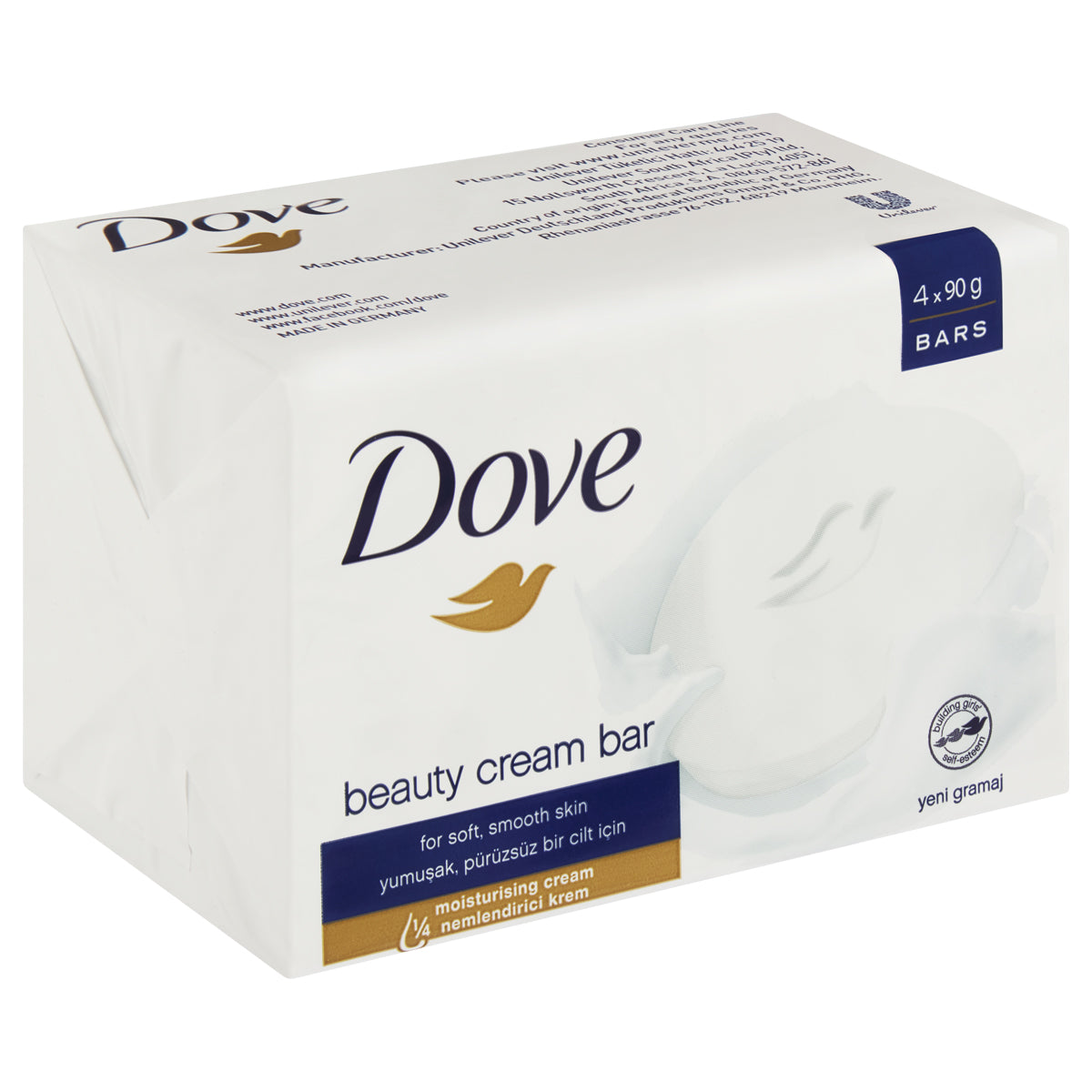 DOVE CREAM BAR SOAP ORIGINAL 90GX4