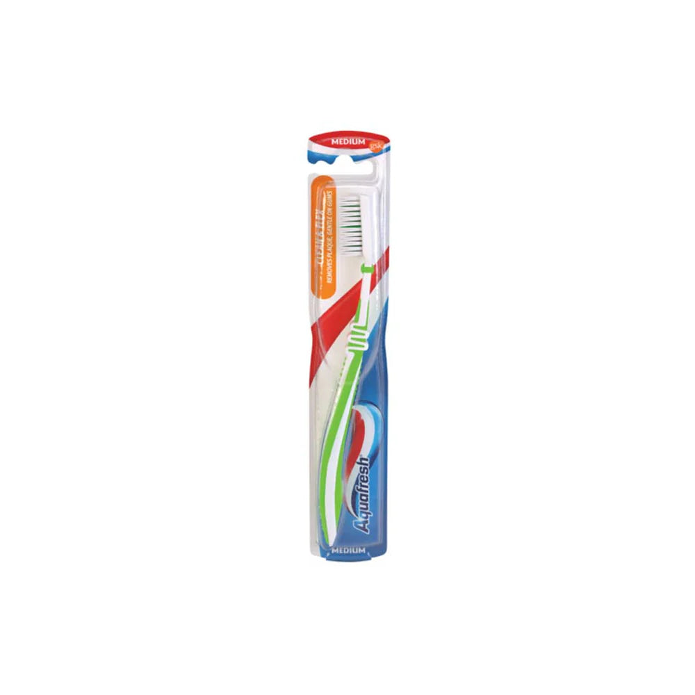 AQUAFRESH FLEX FAMILY MEDIUM TOOTHBRUSH