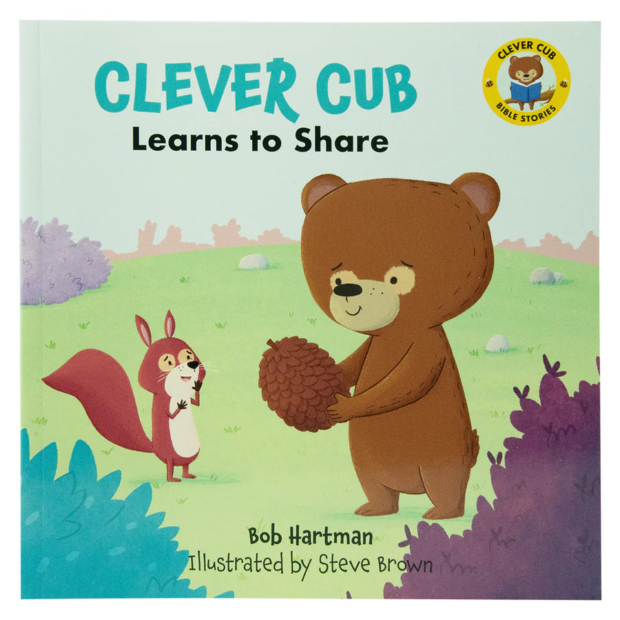 Clever cub - Learns to share story book for kids