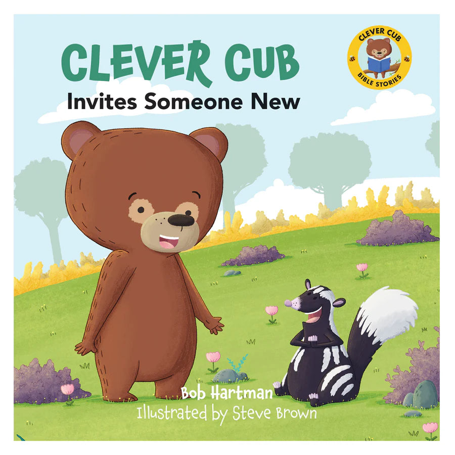 Clever cub - Invites someone new story book for kids