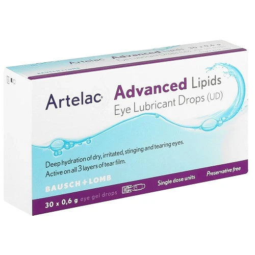 ARTELAC ADVANCED EYE DROPS SINGLE DOSE 30 X 0.6G
