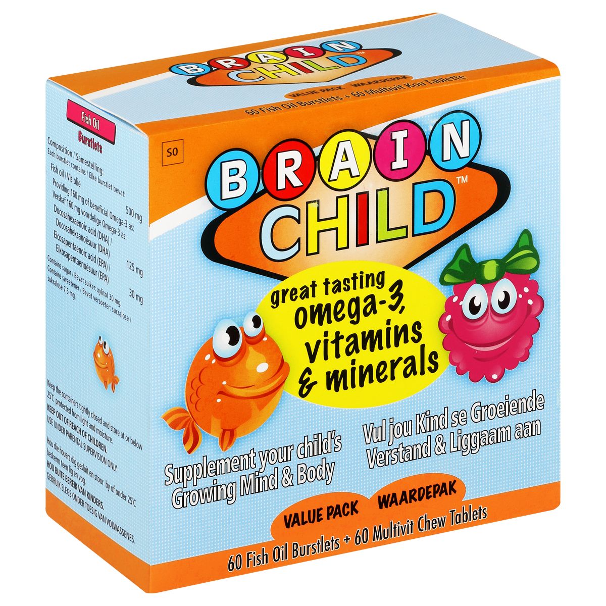 BH BRAINCHILD MULTIVITAMIN COMBO (60 CAPSULES + 60 TABLETS)