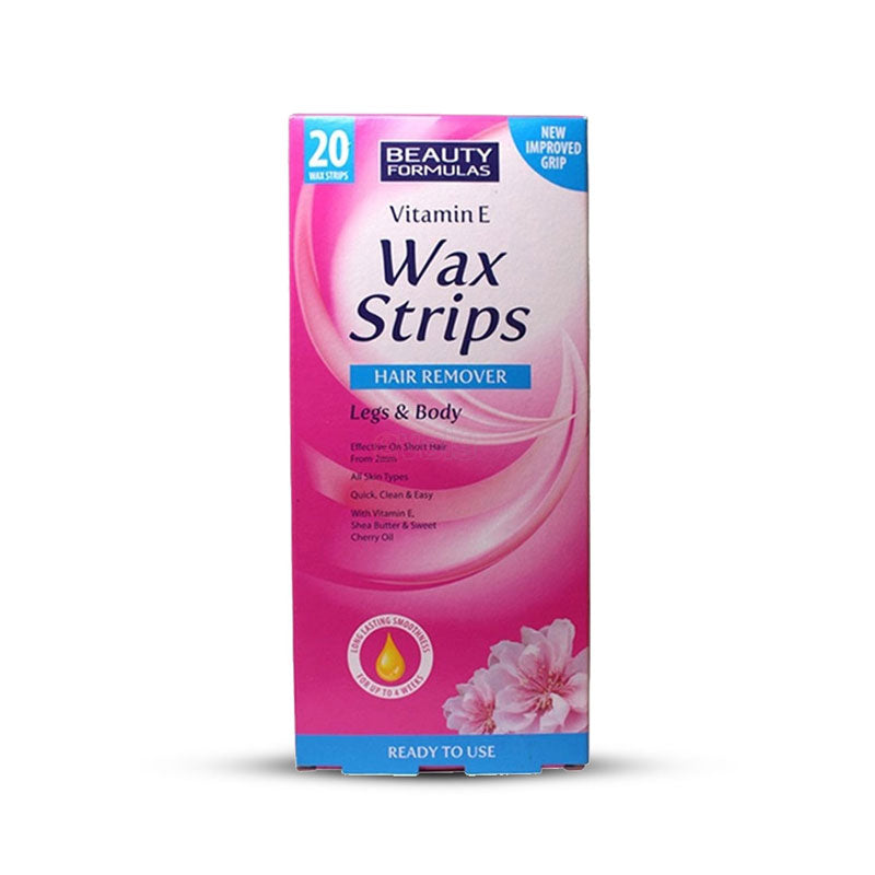BEAUTY FORMULAS HAIR WAX REMOVAL STRIPS