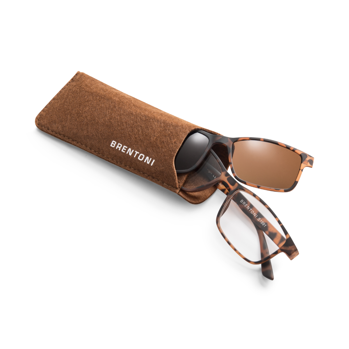 BRENTONI MAGNETIC CLIP ON READERS - POLARIZED