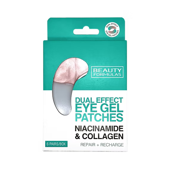 BEAUTY FORMULA NIACINAMIDE AND COLLAGEN DUAL EYE GEL PATCHES