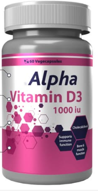 ALPHA PHARM ALPHA VITAMIN D3 CAPSULES 60