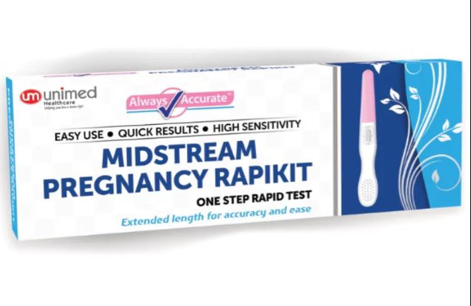 ALWAYS ACCURATE MIDSTREAM PREGNANCY RAPIKIT TEST