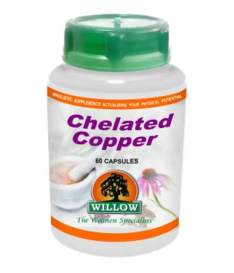 WILLOW CHELATED COPPER 60 CAPSULES