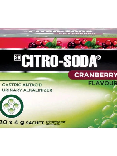 CITRO-SODA CRANBERRY 4G SACHETS 30