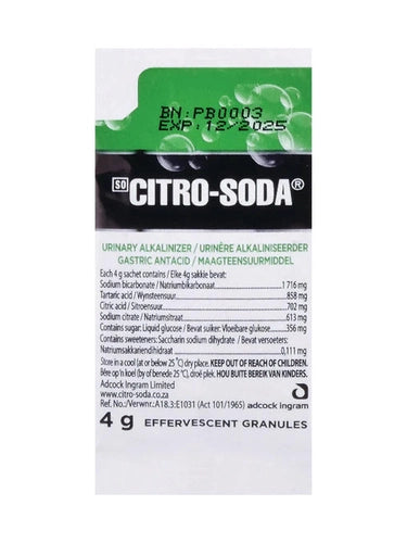 CITRO SODA SINGLE SACHET SINGLE