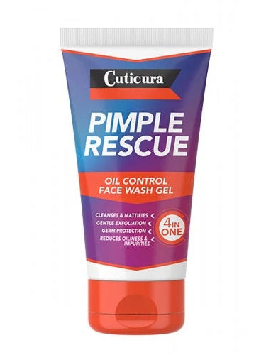 CUTICURA PIMPLE RESCUE FACE WASH GEL 150ML