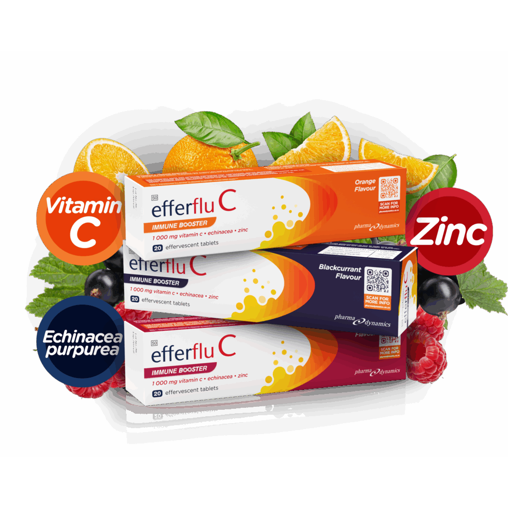EFFERFLU-C IMMUNE BOOSTER RASPBERRY EFFERVESCENT TABLET 20
