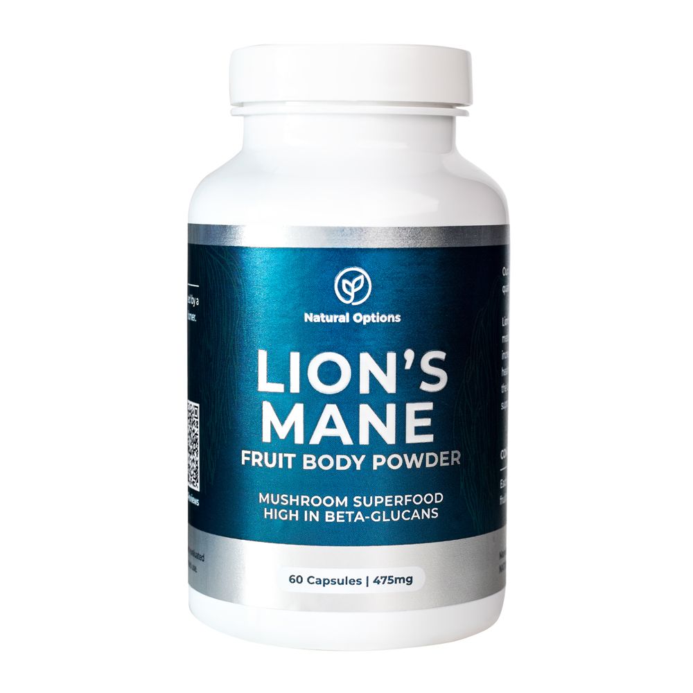 NATURAL OPTION LIONS MANE CAPSULES 60