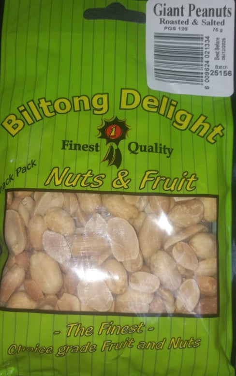 BILTONG DELIGHT GIANT PEANUTS