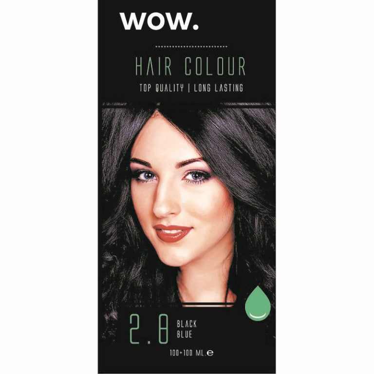WOW HAIR DYE 2.8 BLACK BLUE