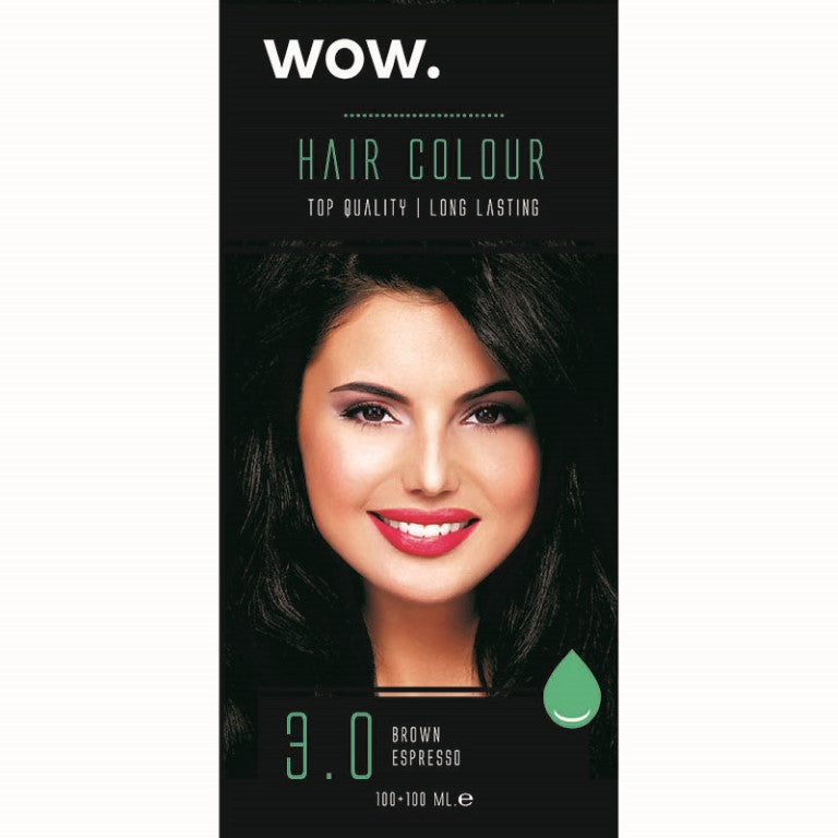 WOW HAIR DYE 3.00 BROWN EXPRESSO