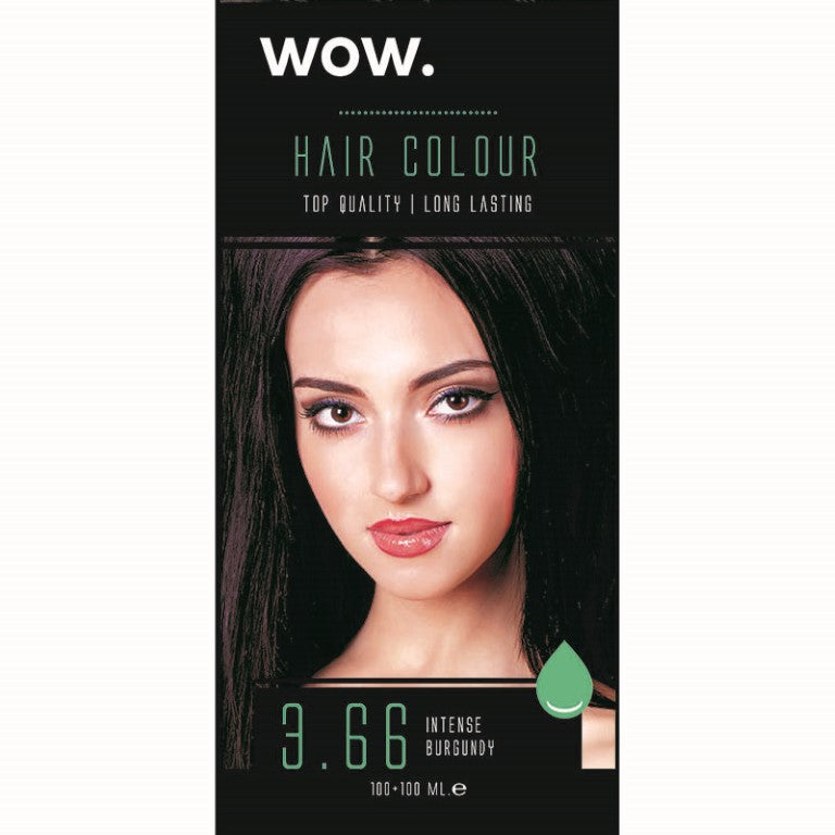 WOW HAIR DYE 3.66 INTENSE BURGUNDY